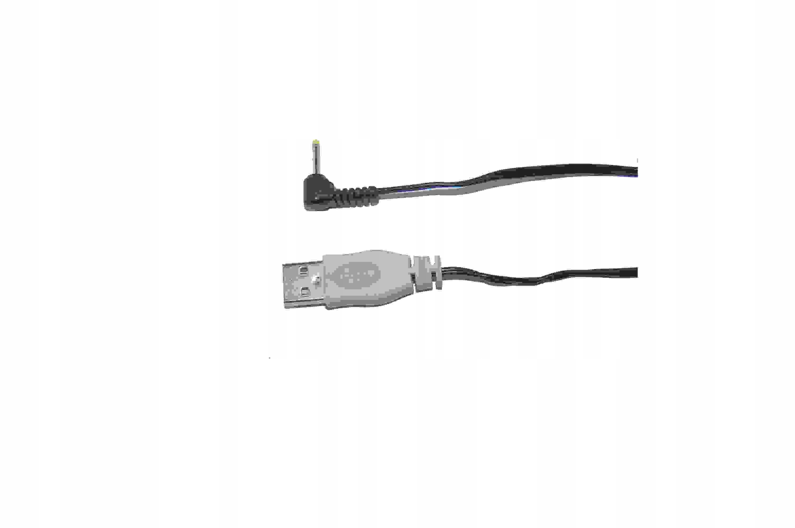 Kabel wtyk DC 2,35mm/0,7 mm kątowy/wtyk Usb A 1,2m