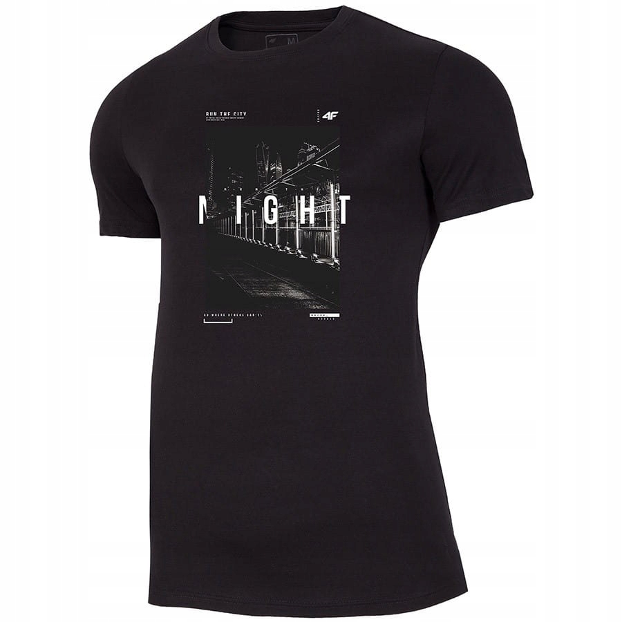 

T-Shirt 4F H4Z20-TSM025 20S - Czarny; L
