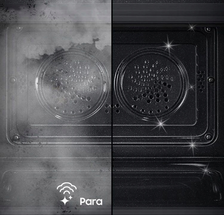 Piekarnik Samsung NQ50T9539BD kompakt z mikrofalą Głębokość produktu 57 cm