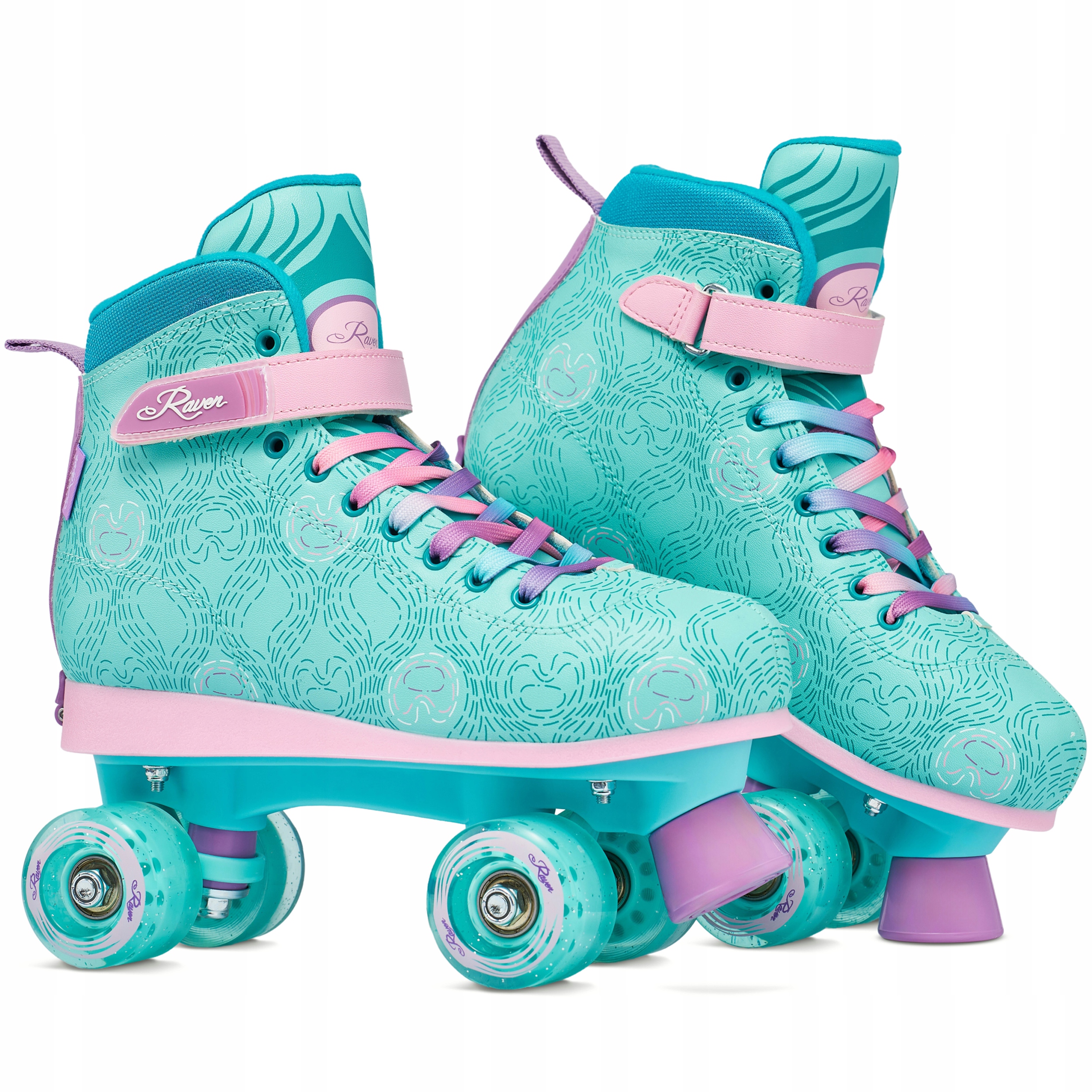 Регулируемые роликовые коньки Raven Felice Mint