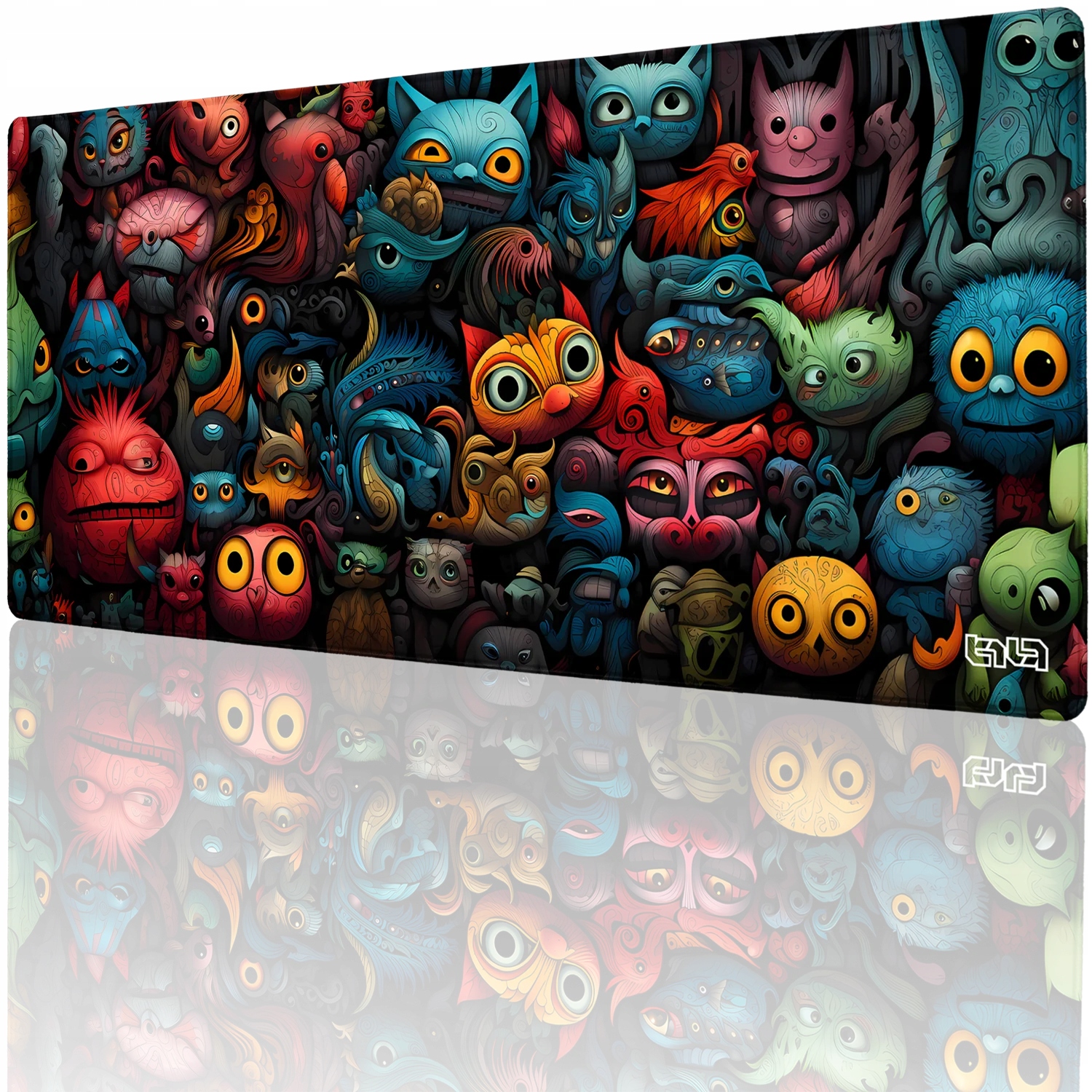 Podkładka Pod Mysz Gamingowa Widownia Cudacznych Potworów 90x40 Tilt