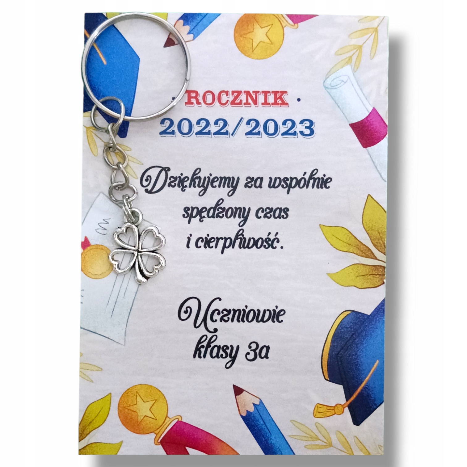 

na zakończenie roku nauczyciel koniczynka