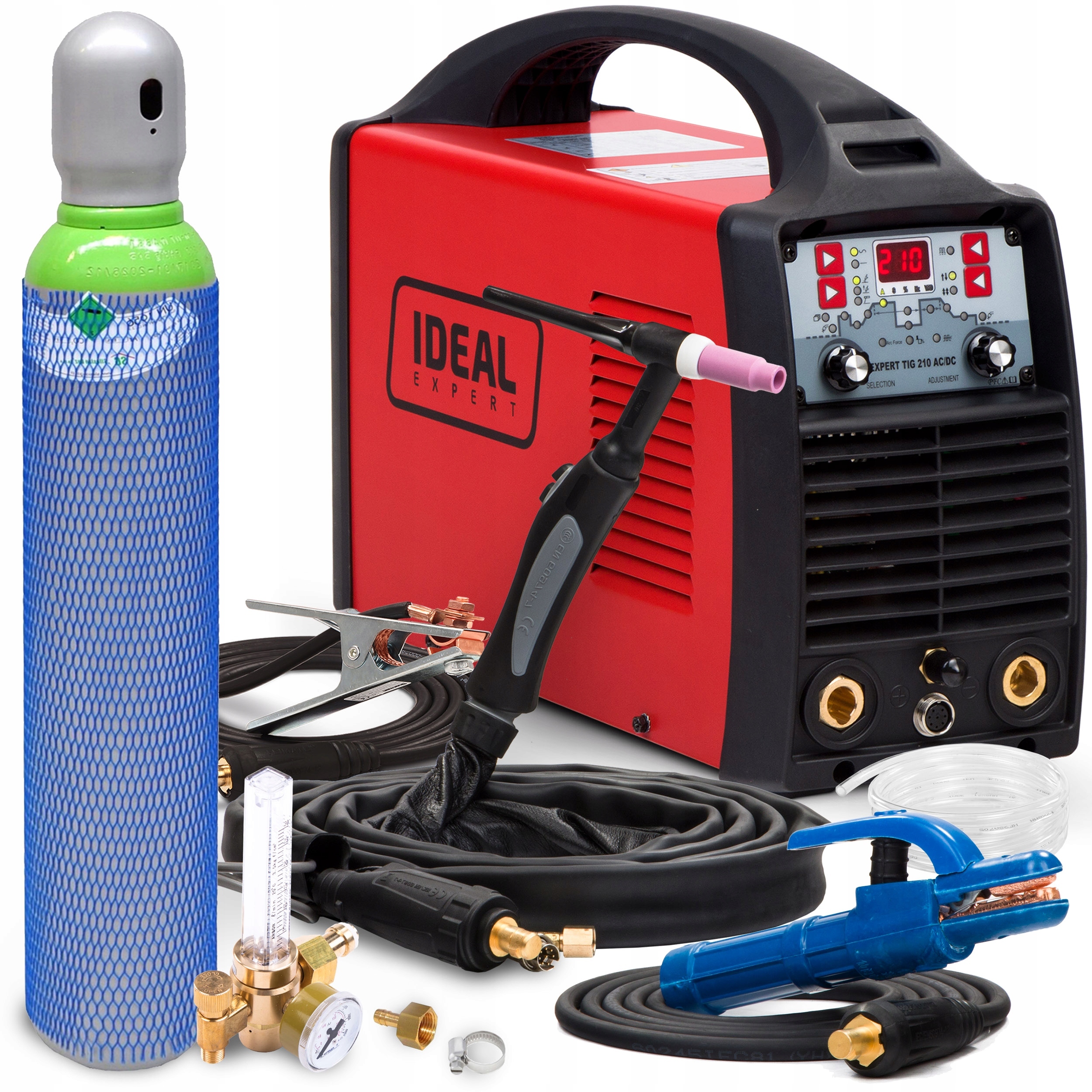 Invertorová Svářečka Ideal Expert Tig 210 Ac/dc Mma Puls Alu Hf Pfc Igbt