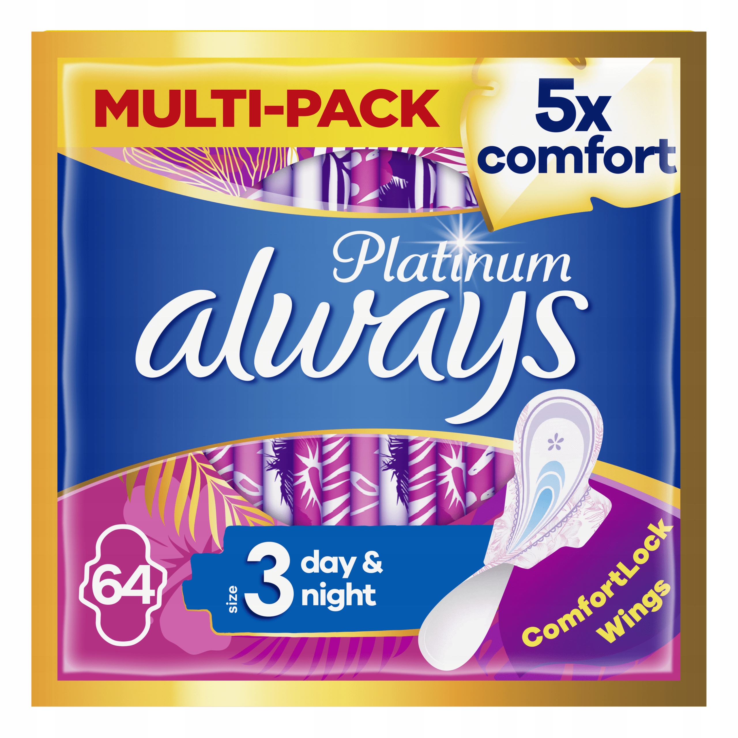 

Always Platinum Day Night R3 Podpaski 64 sztuki