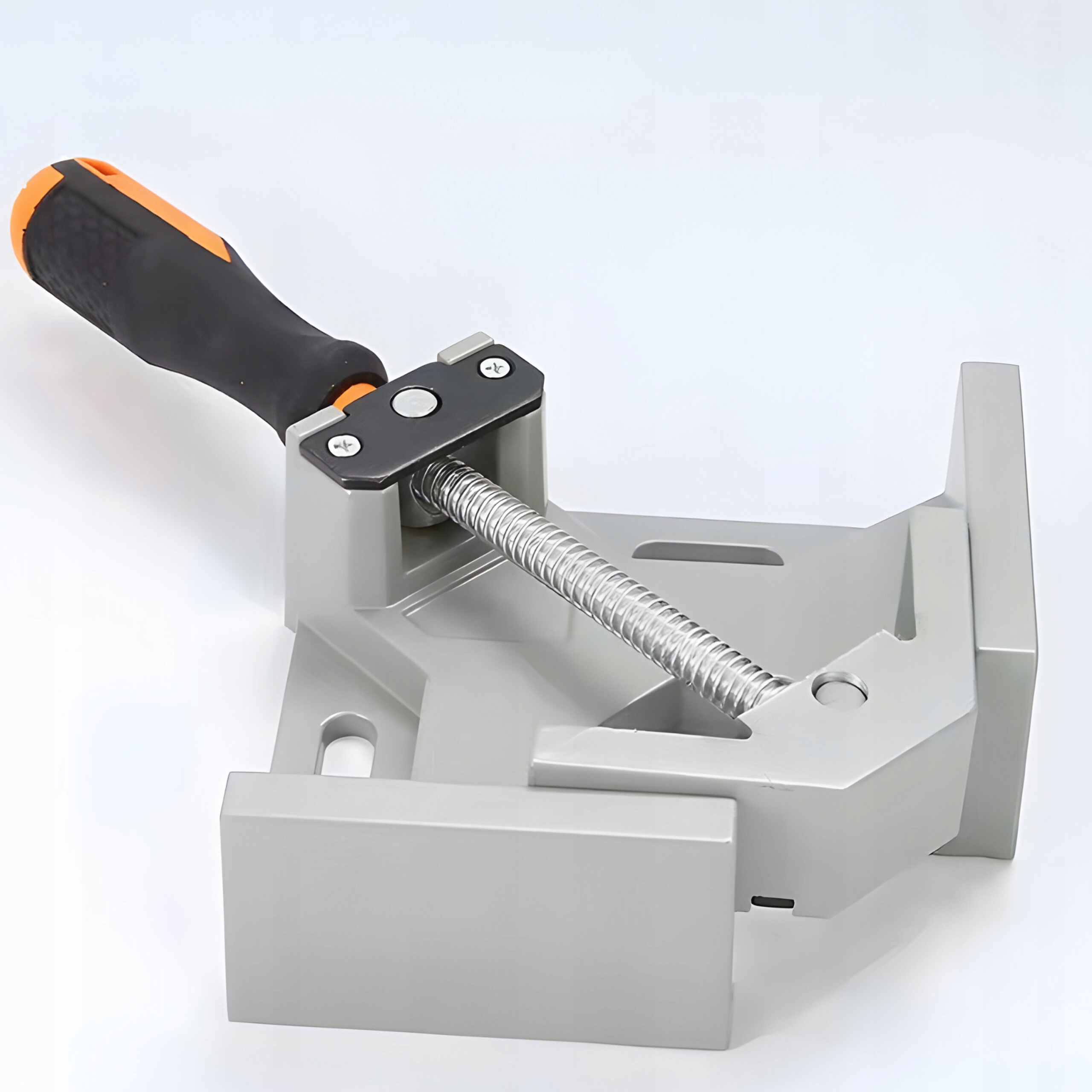 ŚCISK STOLARSKI KĄTOWY ZACISK IMADŁO NAROŻNE KĄT 90 MONTAŻOWY METAL UCHWYT Waga produktu z opakowaniem jednostkowym 1 kg