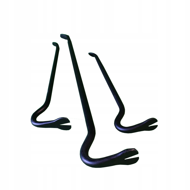 Ломы изогнутые кованые 40/60/70 см лапки