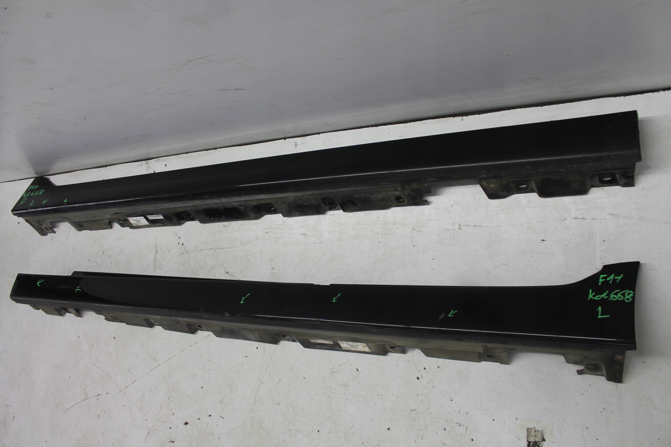 moulding cap threshold left BMW 5 F11 SCHWARZ 2