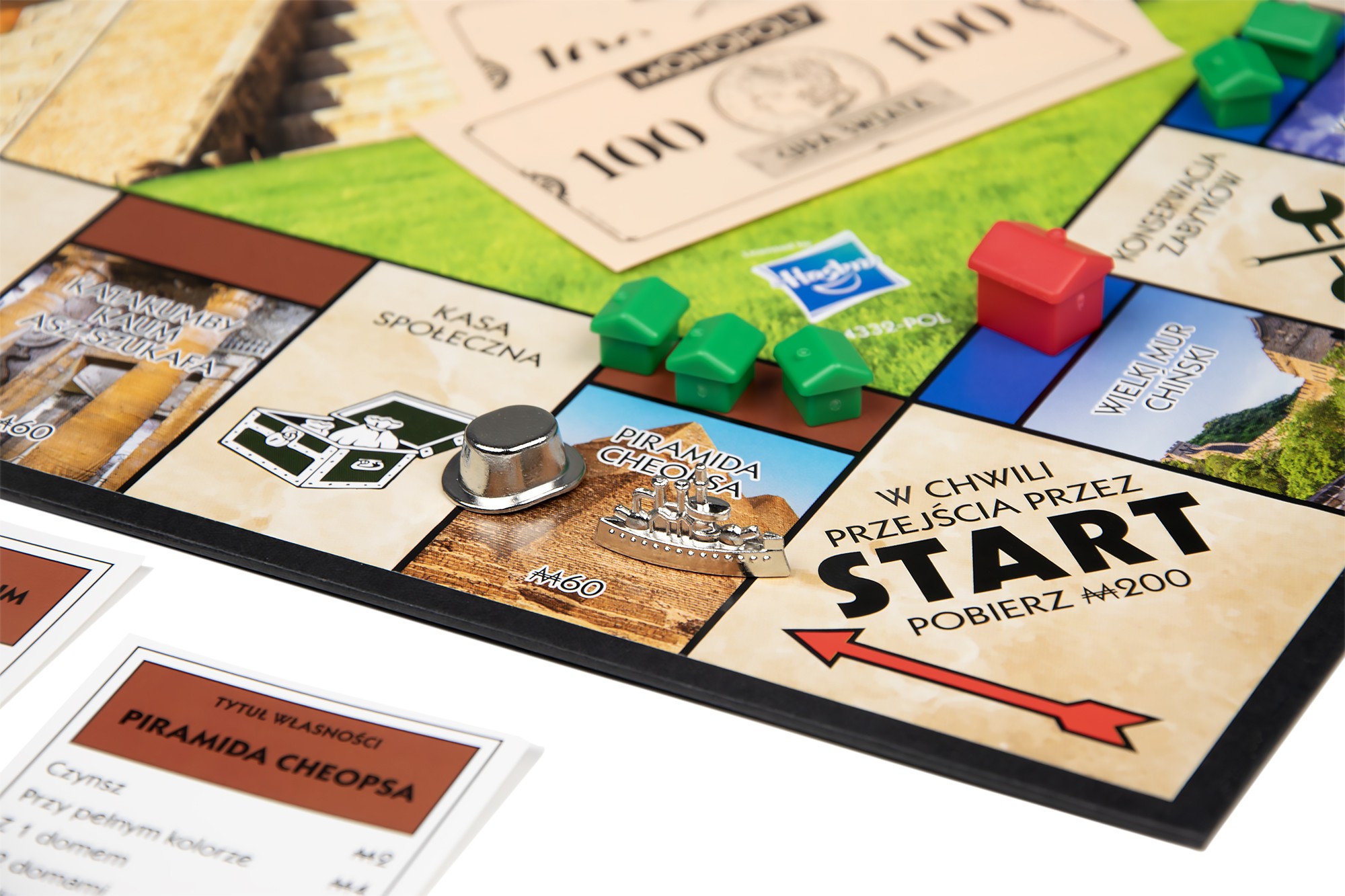 MONOPOLY CUDA ŚWIATA STRATEGICZNA GRA PLANSZOWA PODRÓŻE PO ŚWIECIE Wydawca Winning Moves