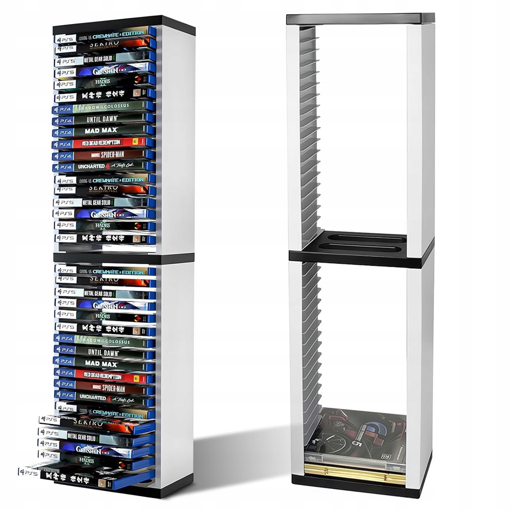 Organizer na Gry PS5 PS4 Xbox Switch Pojemność 36 Płyt