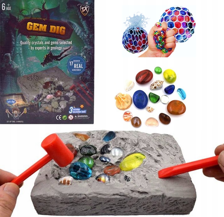 

Zestaw Mały Archeolog Kopalnia Kryształów