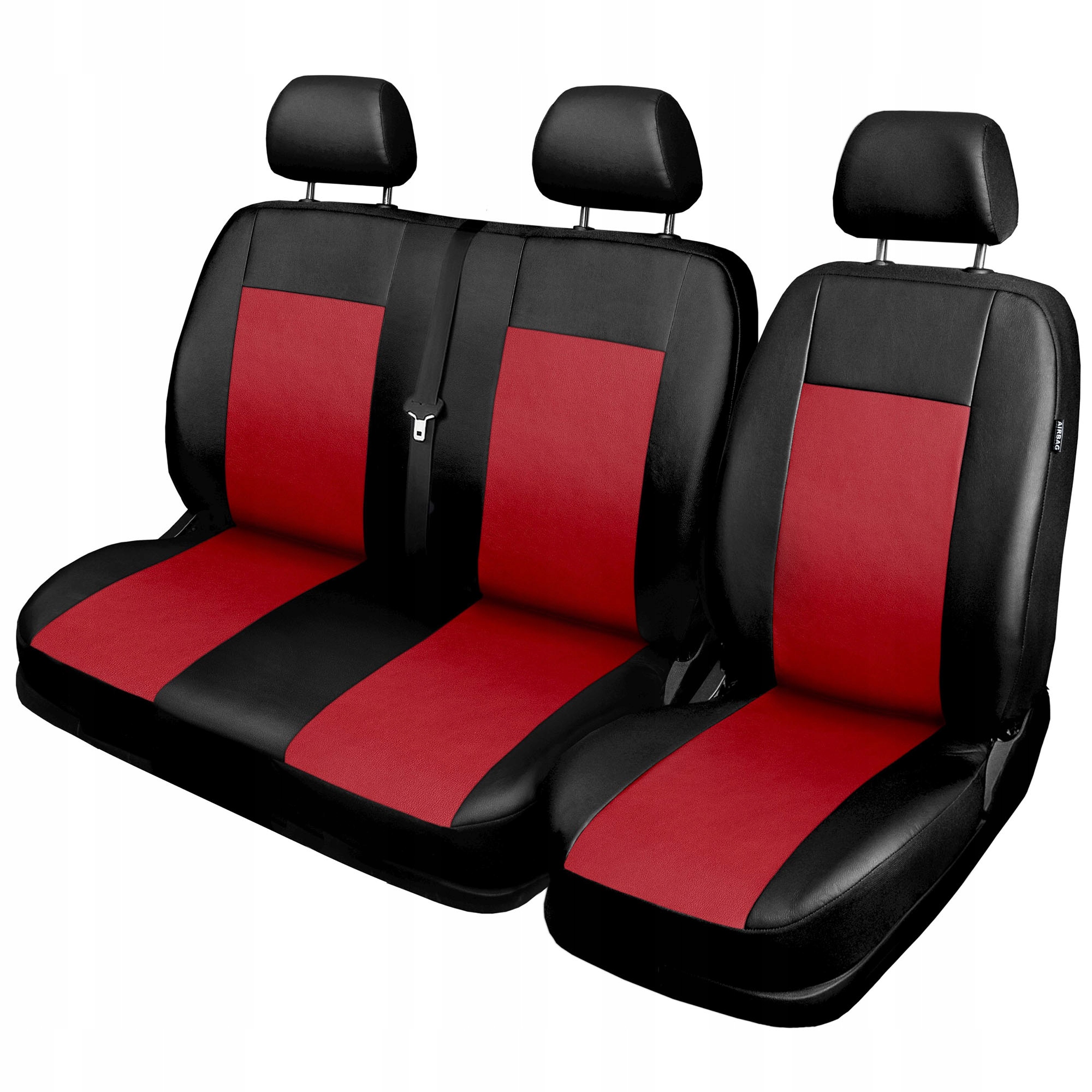 

Peugeot Expert Bus pokrowce uni 1+2 czerwone