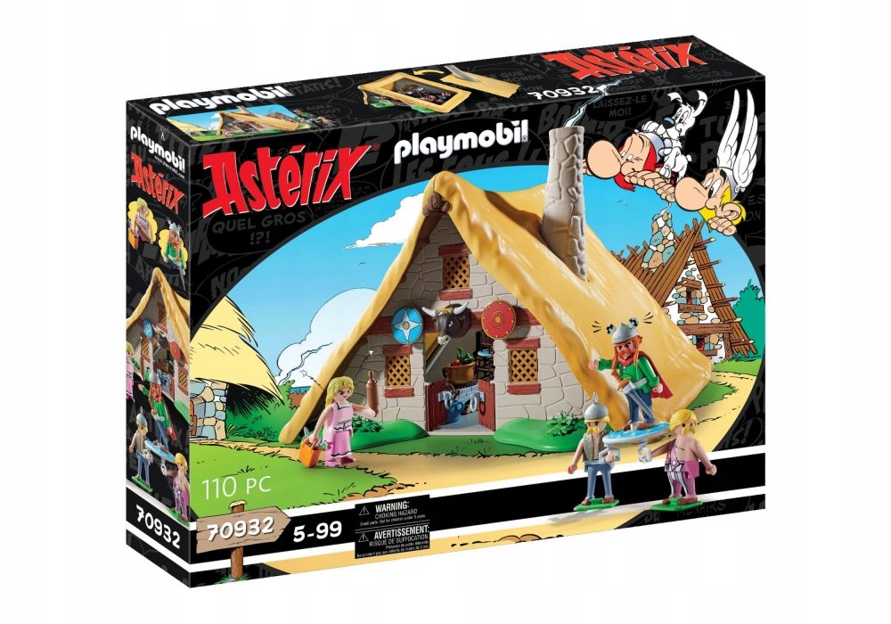 PLAYMOBIL ASTERIX CHATA ASPARANOIKSA + AKCESORIA