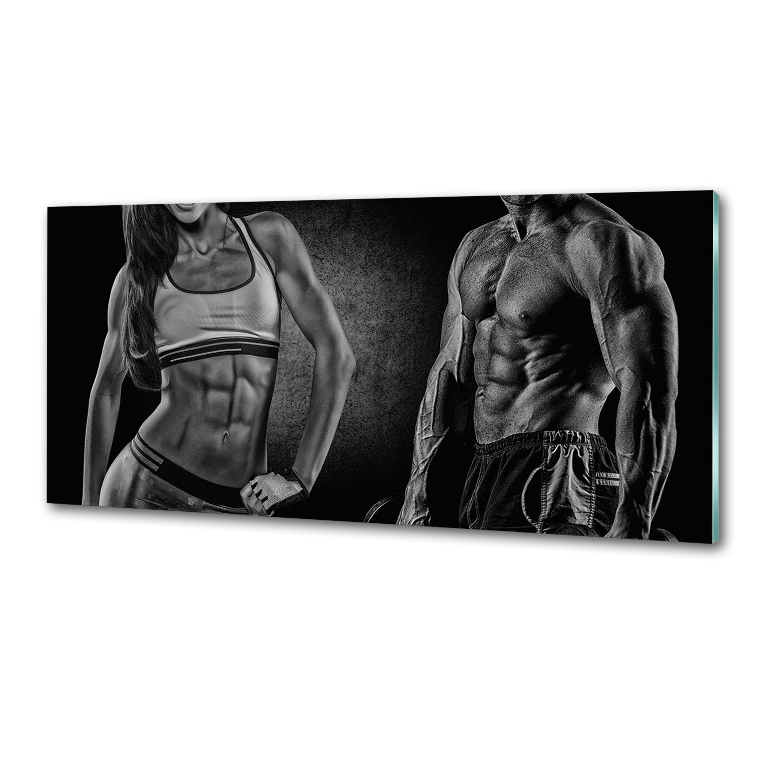 Panel do kuchyne Budovanie svalov 125 x 50 cm Lepidlo