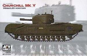 Churchill Mk.V 95mm houfnice 1:35 Afv Club 35155