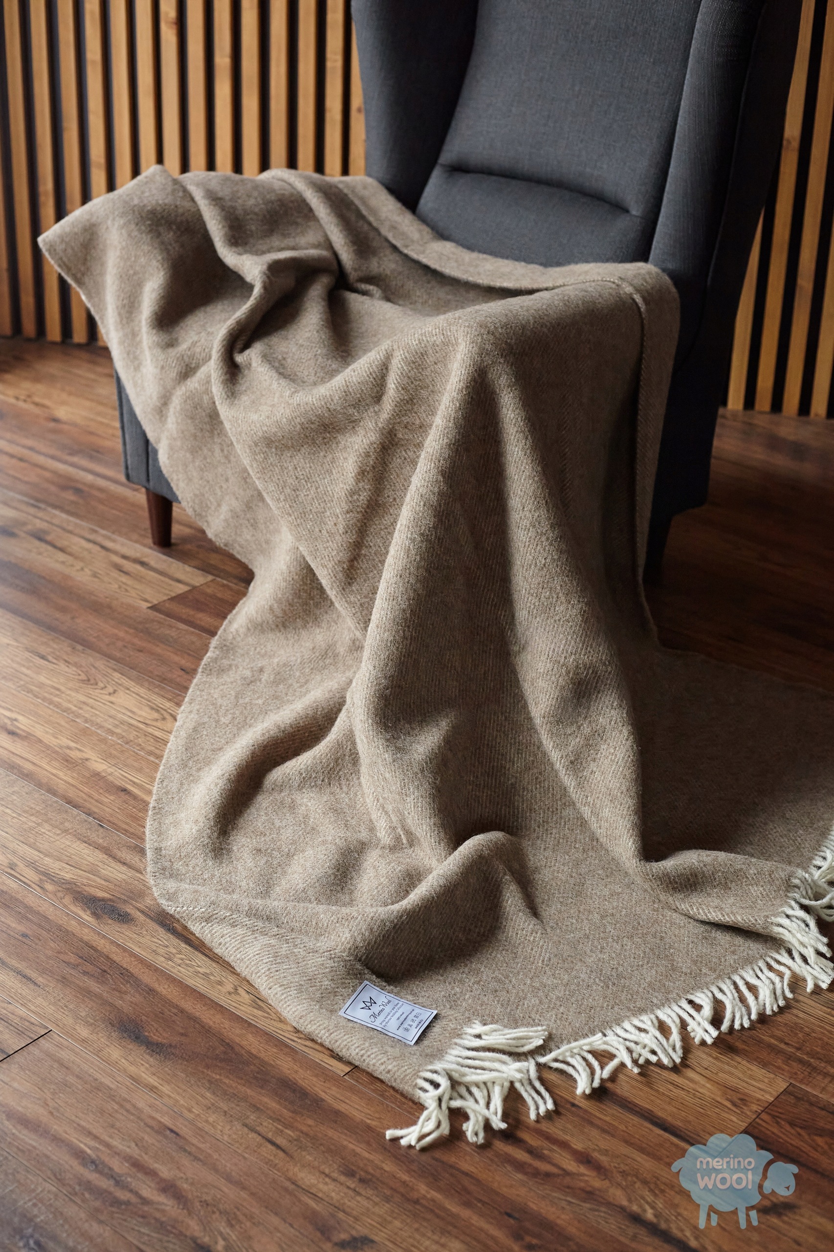 Merino Wool Hrubá vlněná deka Vojenská Biwakovací deka přehoz na postel