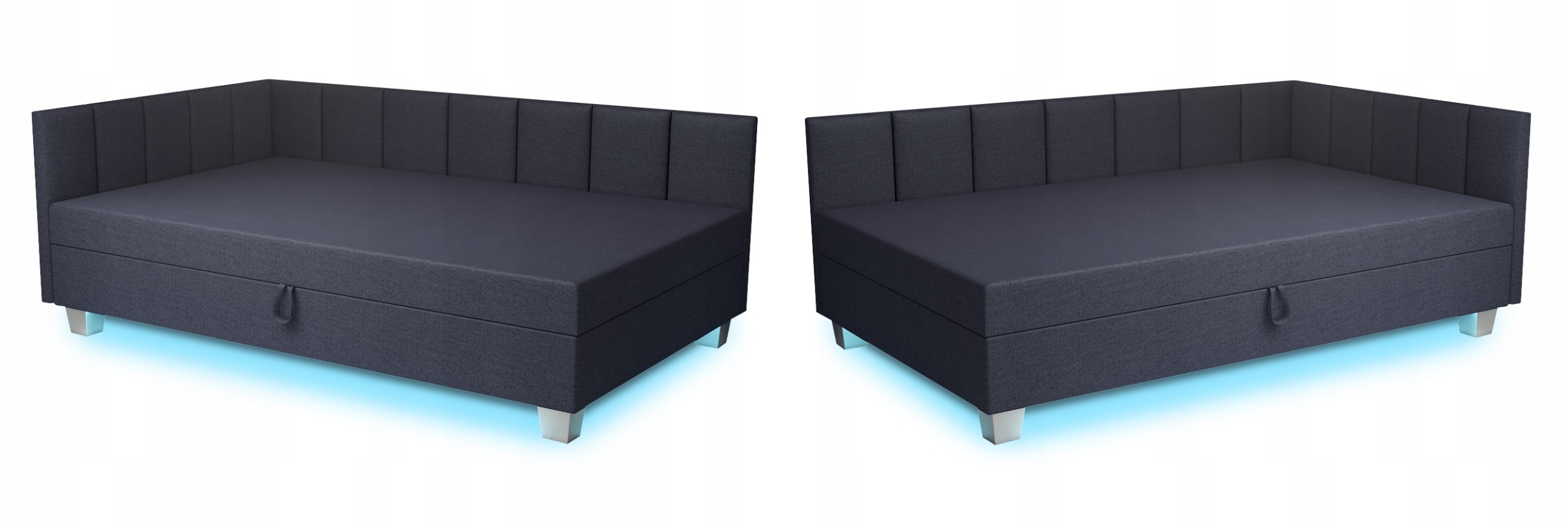 Łóżko młodzieżowe Tapczan jednoosobowy Marcela+ 100 Oświetlenie Led Gratis Marka Tapczany24