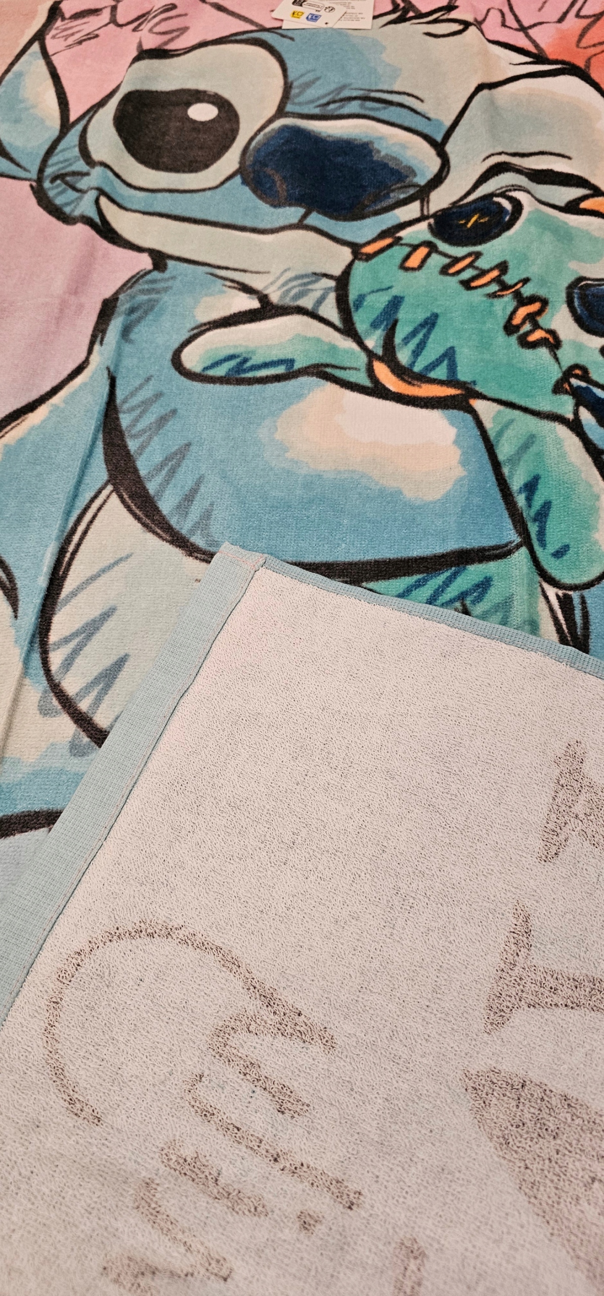 Ręcznik LILO i STITCH Disney BASEN PLAŻA WAKACJE 70 x 140 cm KĄPIELOWY Szerokość produktu 70 cm