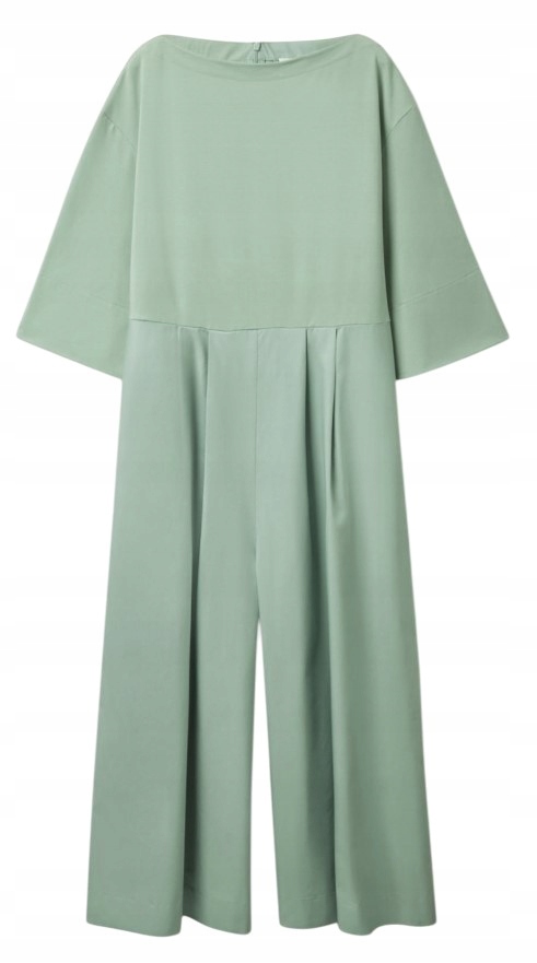 Cos Dámská Kombinéza Bavlna Široké Nohavice Světle Zelená vel. M