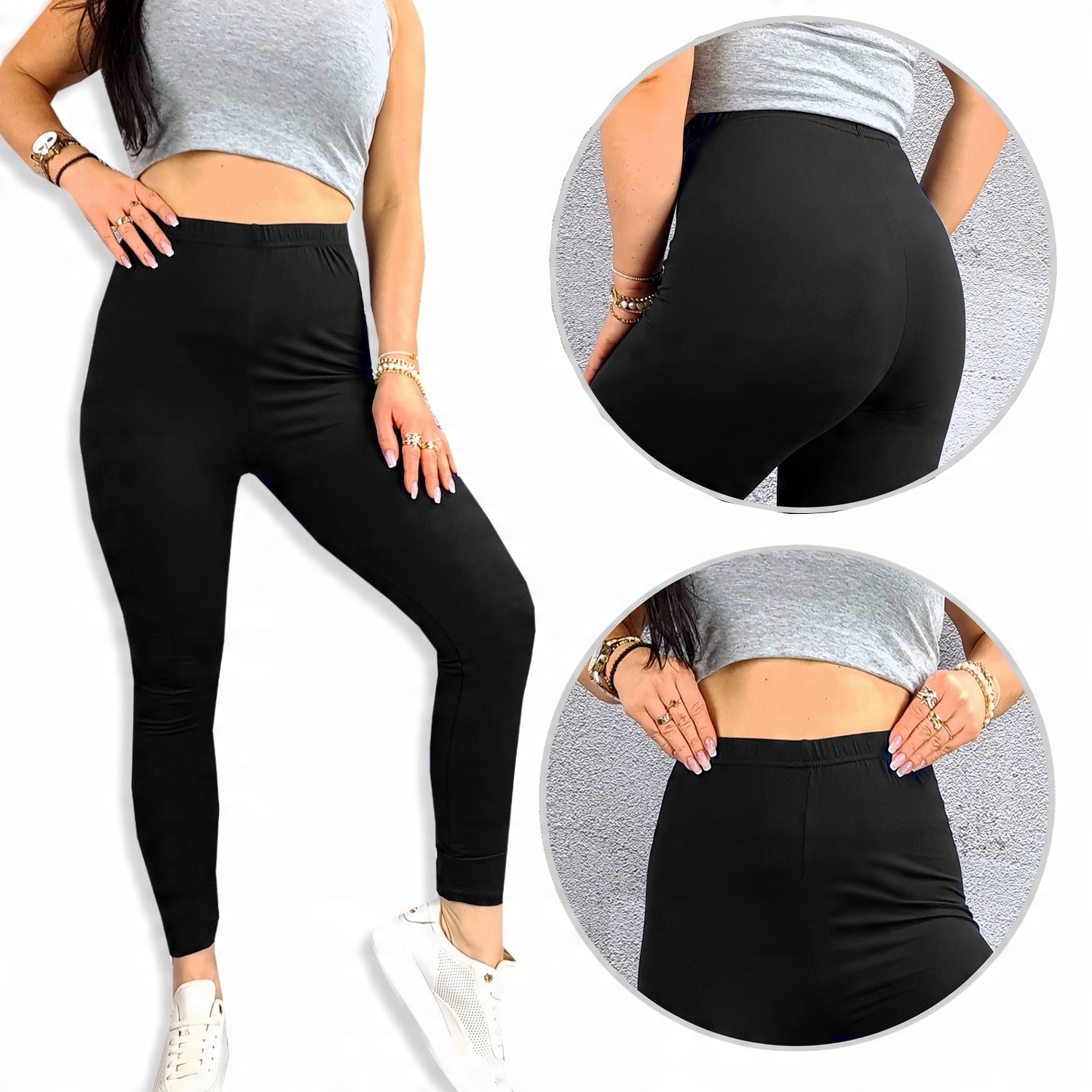 

Leginsy Wysoki Stan Bambusowe 4XL 5XL