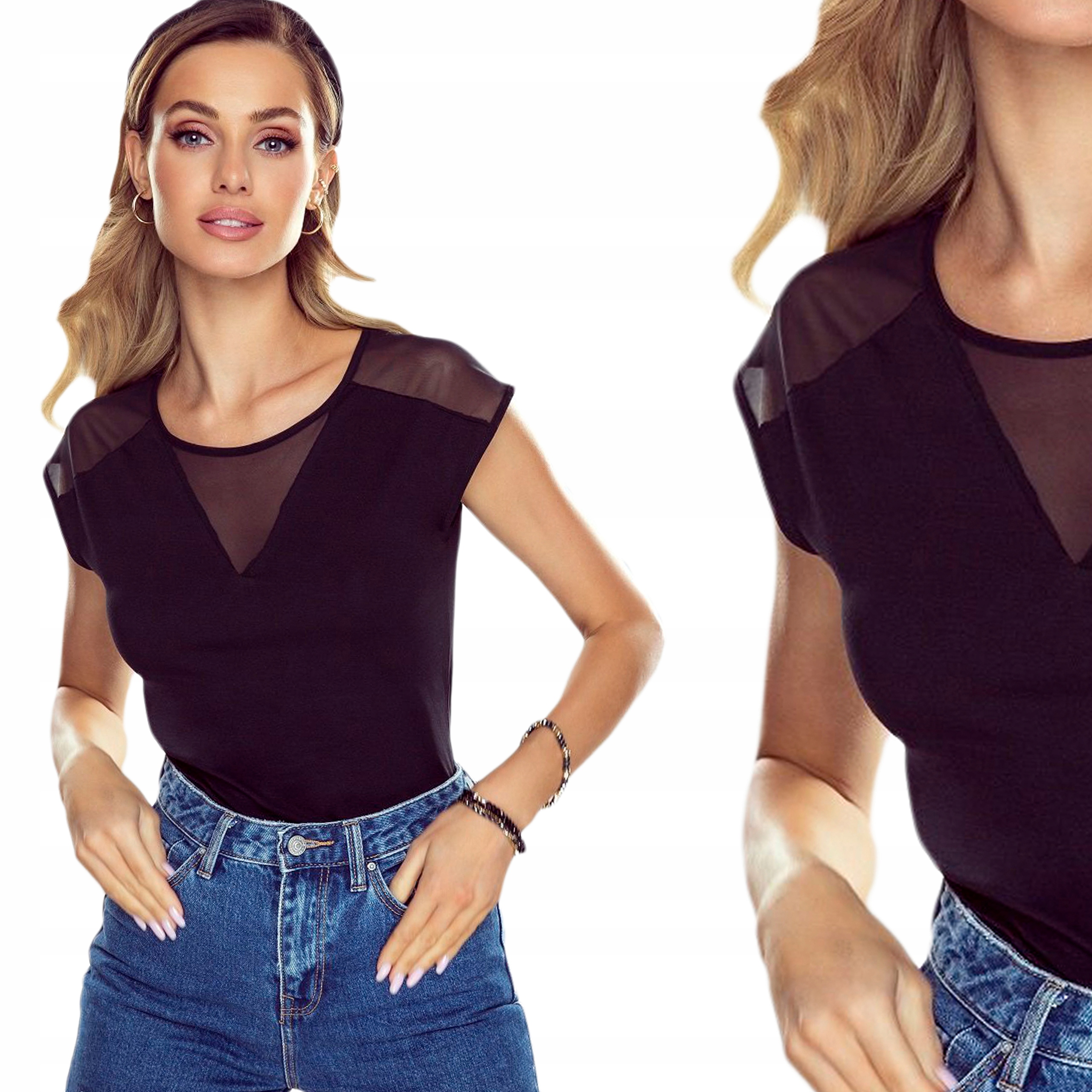 ELDAR Alessia Bluzka Damska Bawełniana czarny M