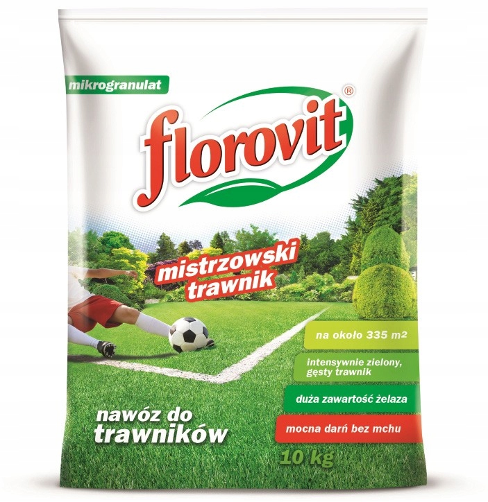 Hnojivo pro trávníky Florovit Mistrovský trávník 10 kg