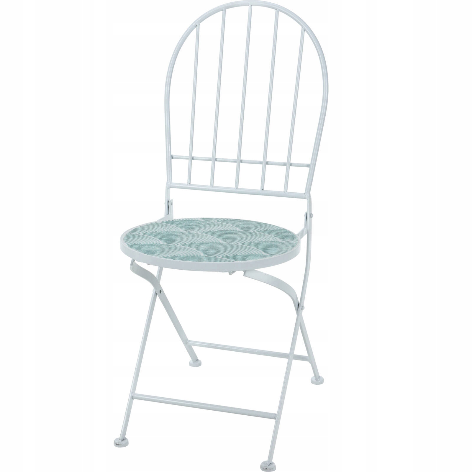 Balkonová Židle Ozdobná Kovová Skládací Dekorativní Židlička