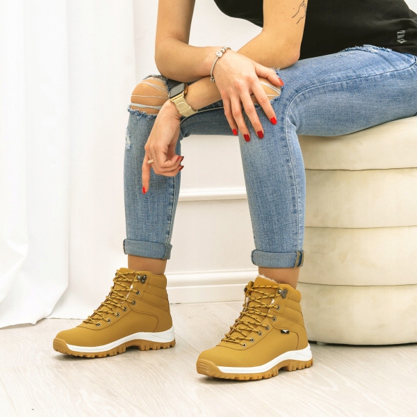 BUTY ZIMOWE DAMSKIE SPORTOWE OCIEPLANE P1 Marka bez marki