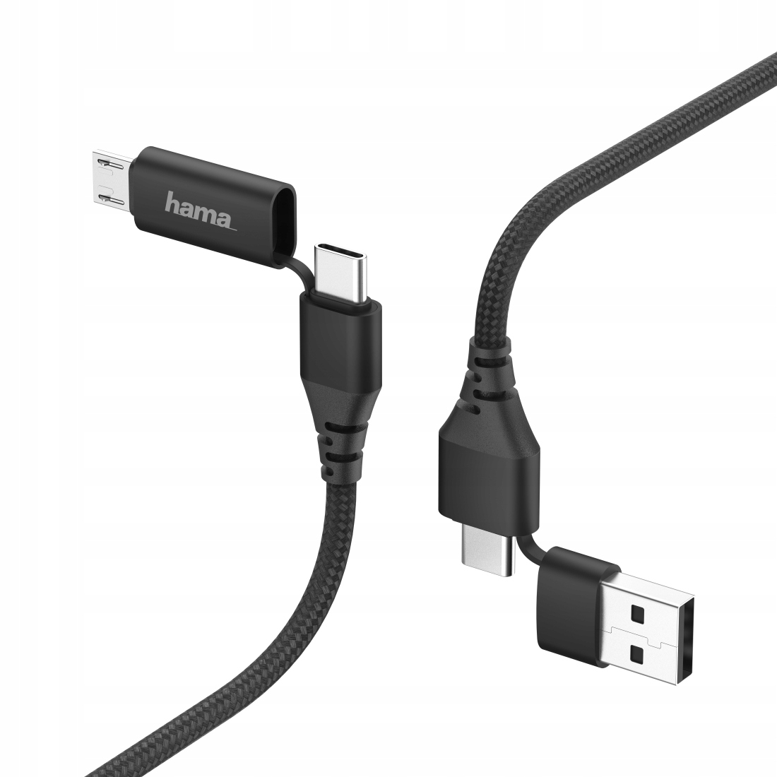 

Kabel Adapter Typ-C Micro Usb-a 1,5M Hama | 4w1