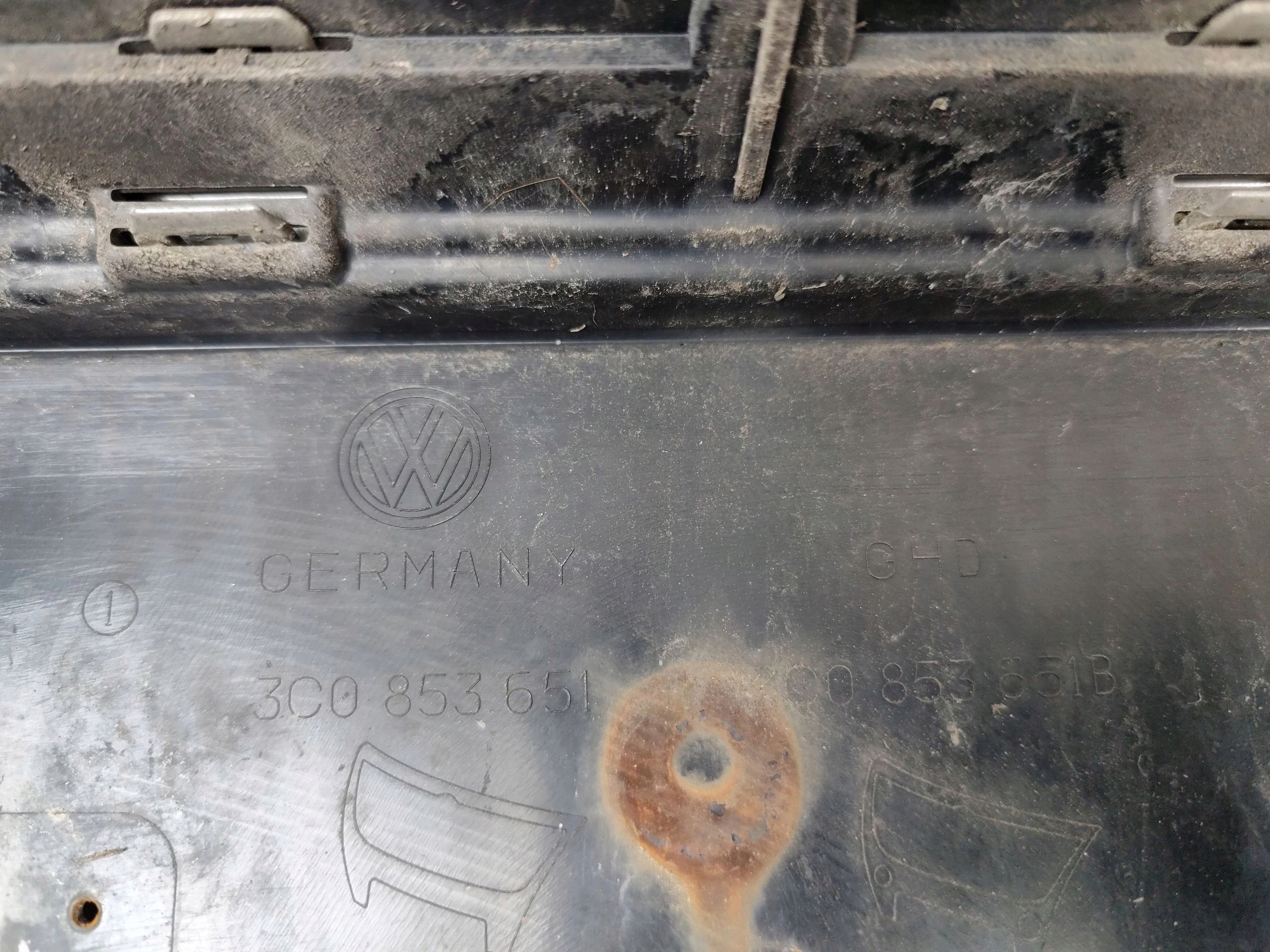 grid front PREKLADgrill radiator VW PASSAT B6 (05-10) 3C0853651