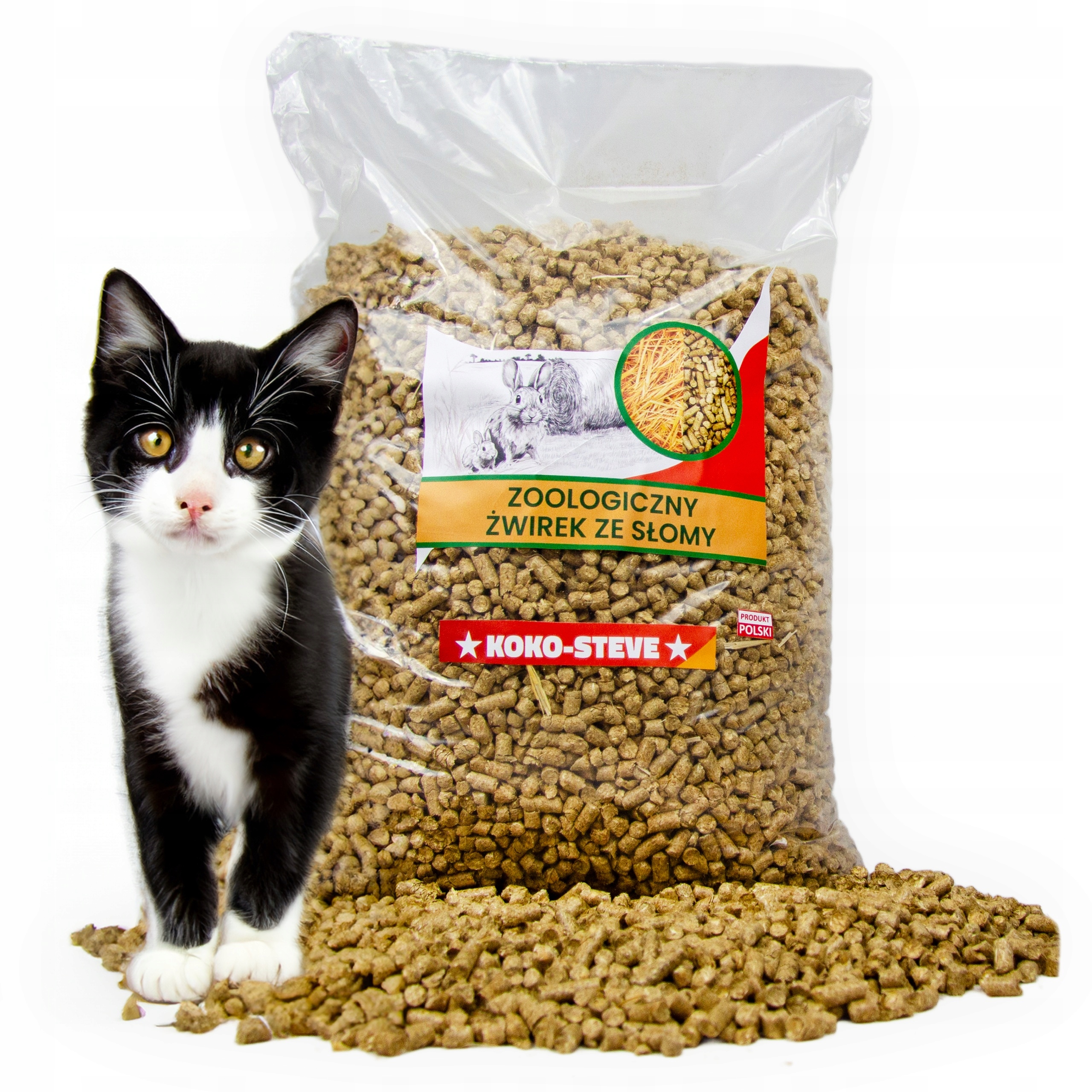 Levně Slaměný Stelivo pro zvířata z Polské ekologické slámy