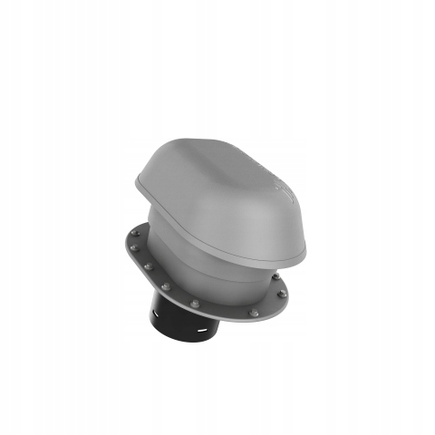 Sanitární větrací otvor fi 125 pro ploché krytiny Grafit Metalic Ral 9007