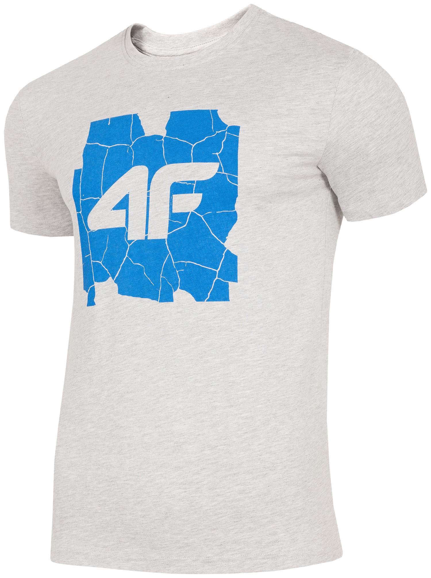 

4F T-shirt Męski Koszulka TSM007 Z Nadrukiem S