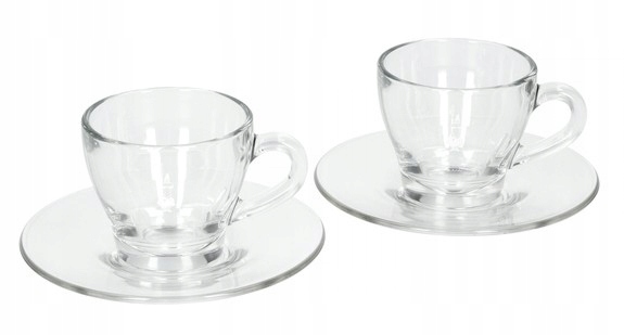 

Bialetti Vetro 2 filiżanki szklane do espresso