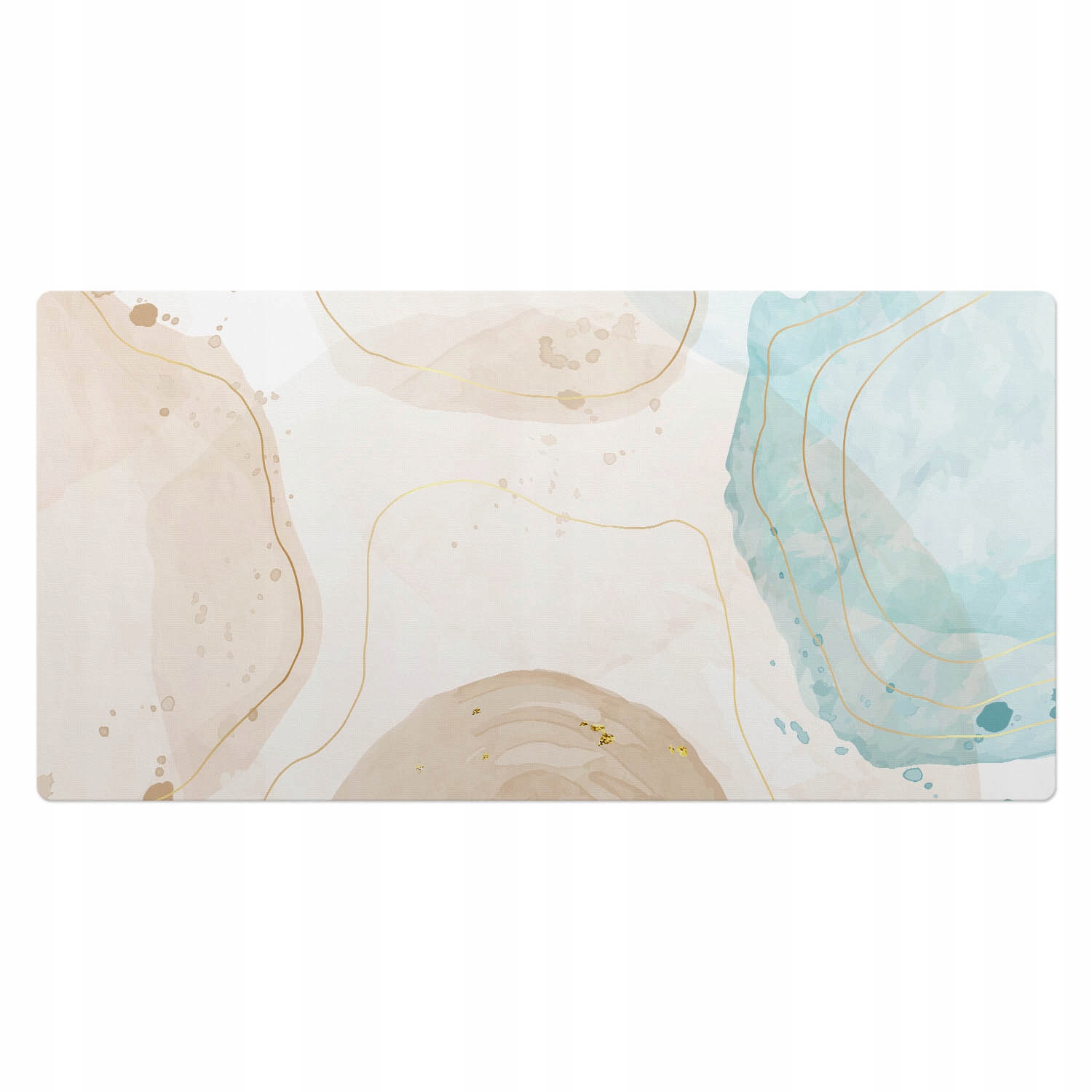 Elegantní dekorativní podložka na psací stůl Dynamický vlnový vzor 100 x 50 cm