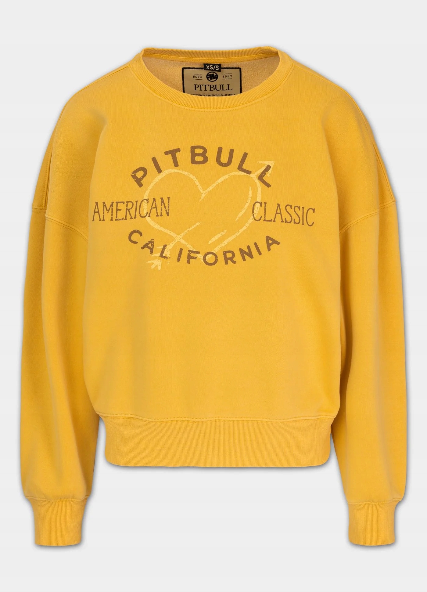 Dámská bez kapuce Pitbull Mikina Manzanita Heart s potiskem