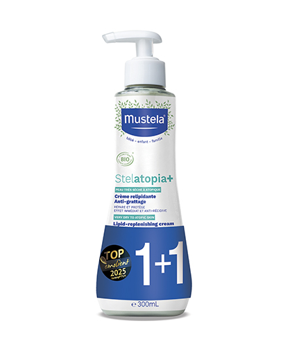 Mustela Duopak Stelatopia+ Krem uzupełniający lipidy 2x300 ml
