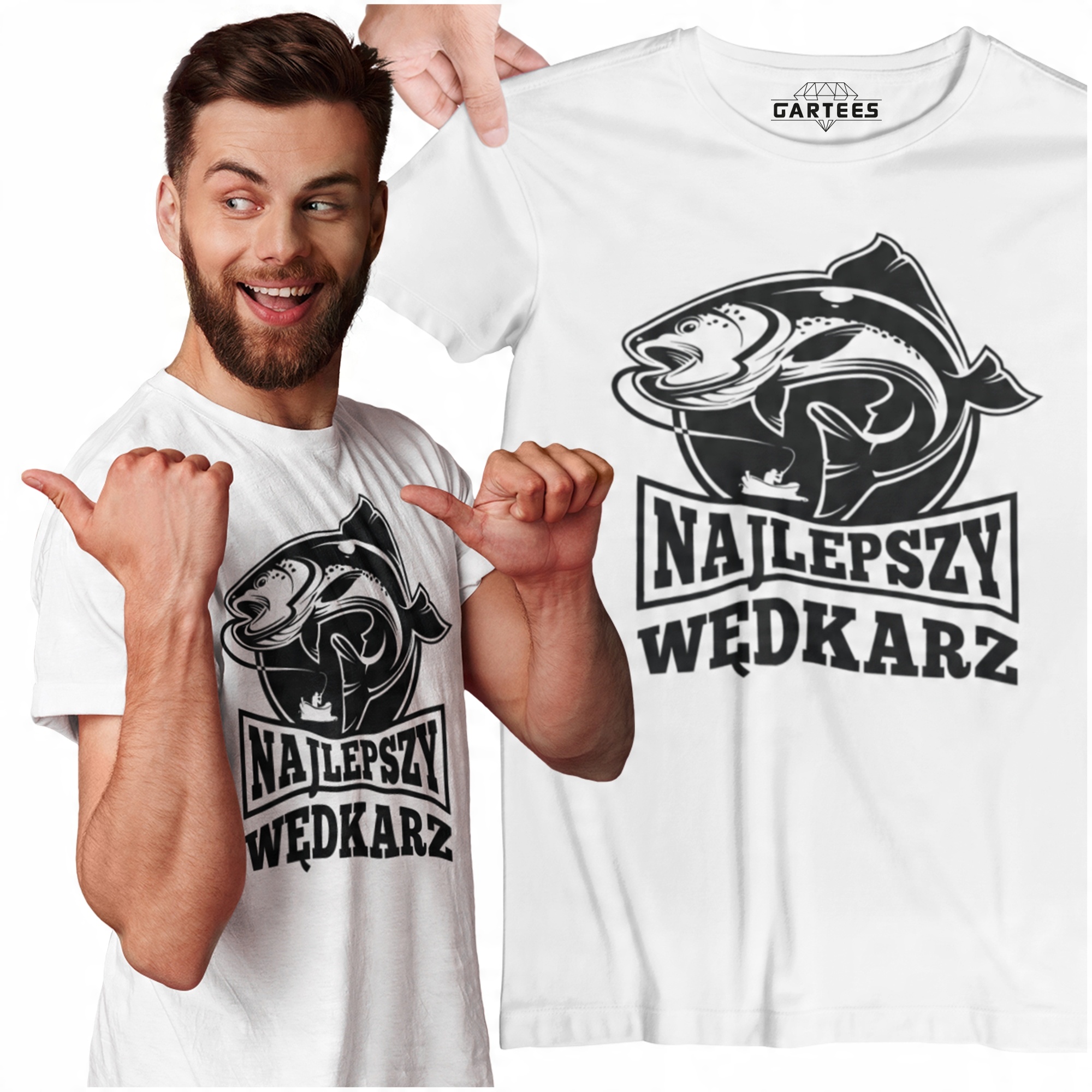 

Koszulka Męska Dla Wędkarza Najlepszy Wędkarz