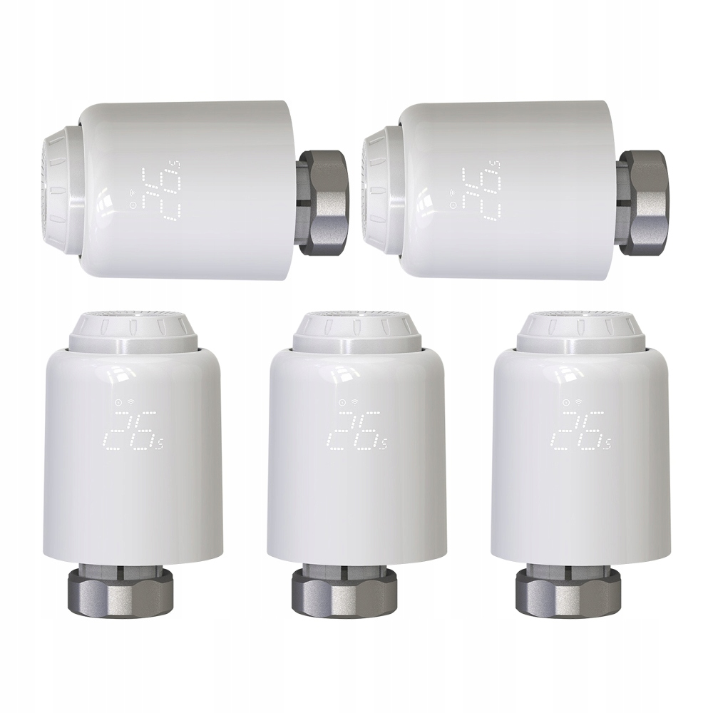 ZESTAW 5 GŁOWICA TERMOSTATYCZNA GTZ06 TERMOSTAT GRZEJNIK WIFI ZIGBEE TUYA