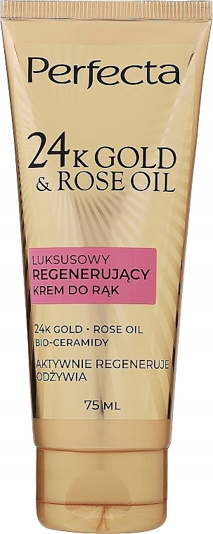 Perfecta 24K Gold&Rose Oil Luxusný krém na ruky 75ml