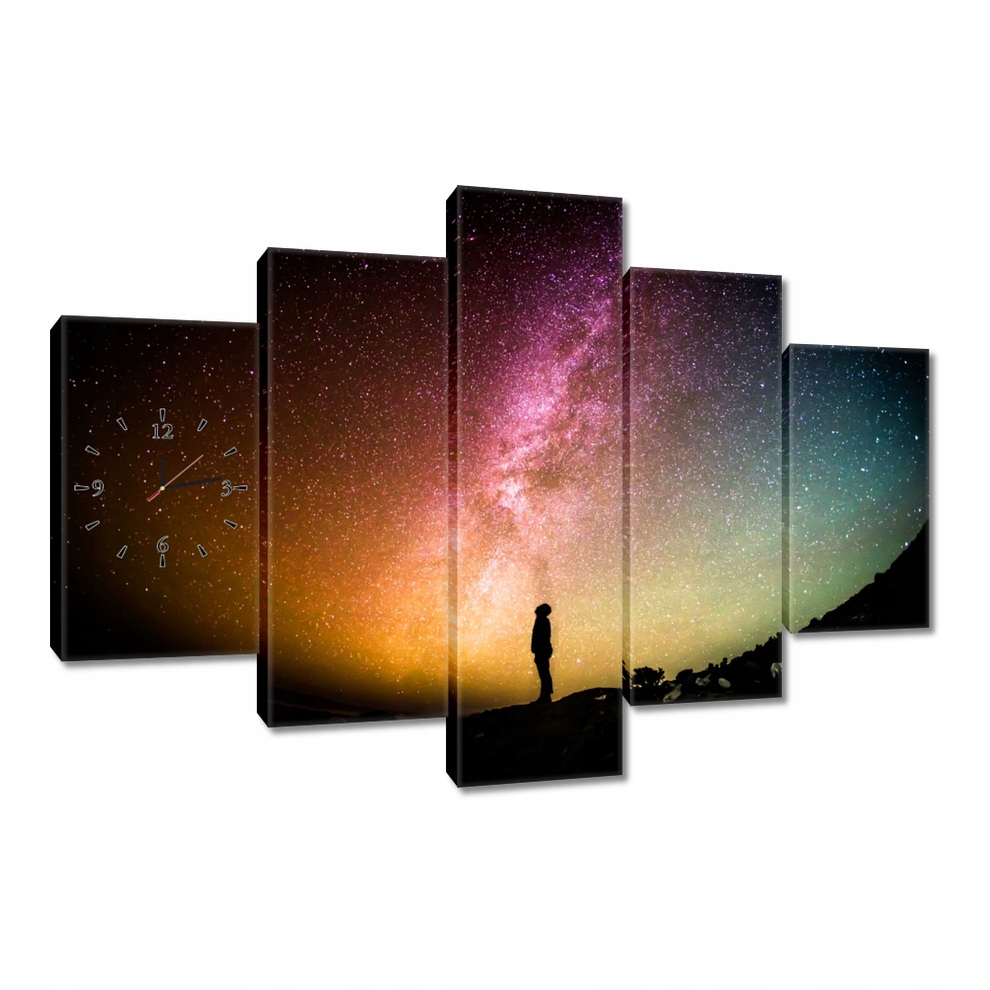 Nástenné hodiny 150x105 Mliečna cesta