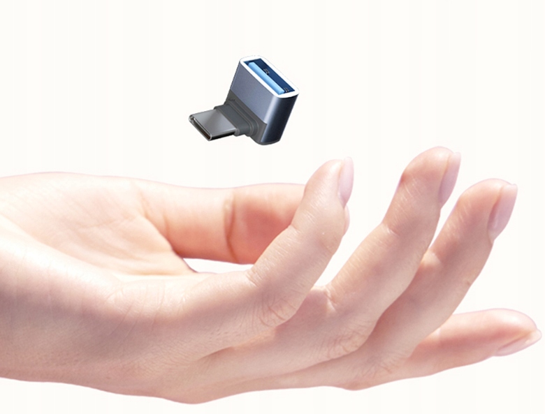 Adapter/przejściówka kątowa USB-A do USB-C Marka bez marki