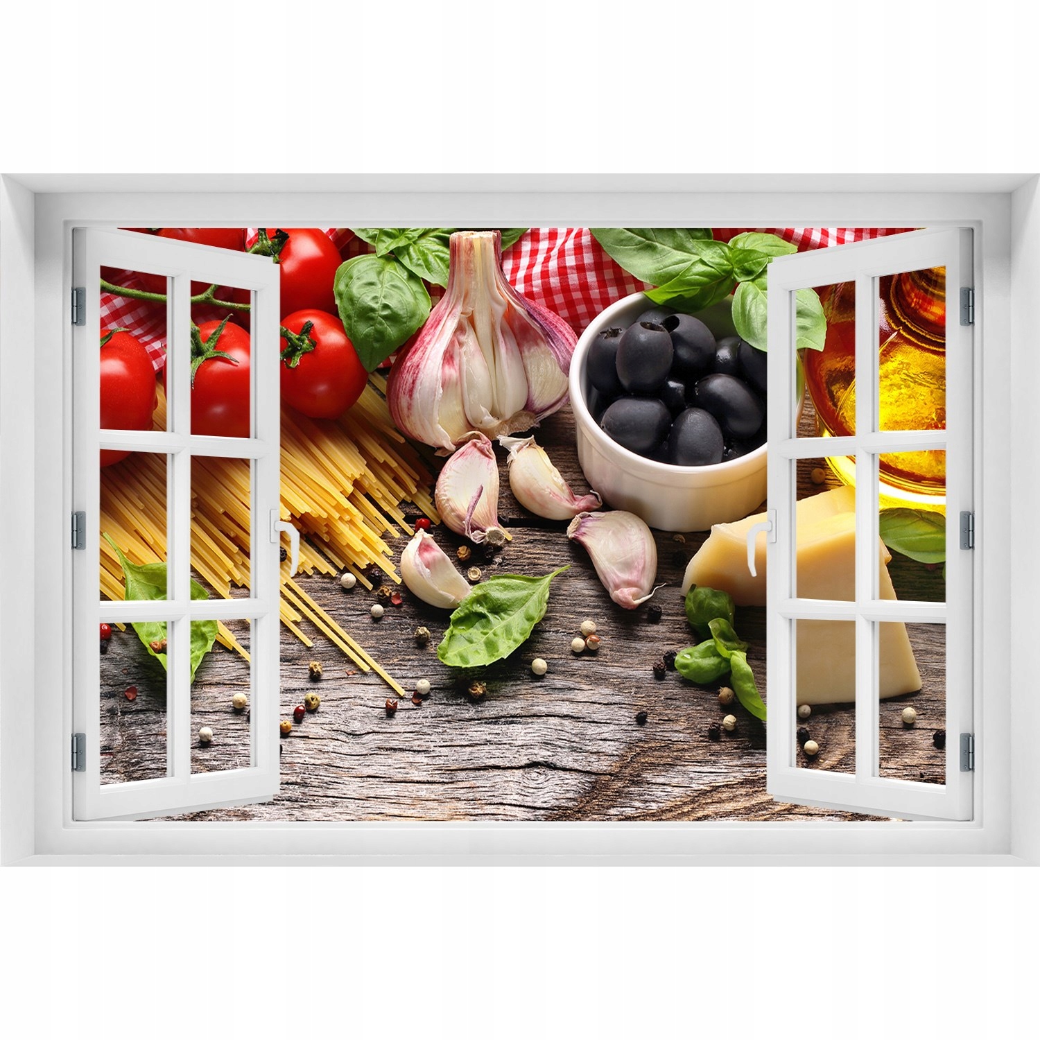 

Okno Naklejka okleina na ścianę Włoskie jedzenie