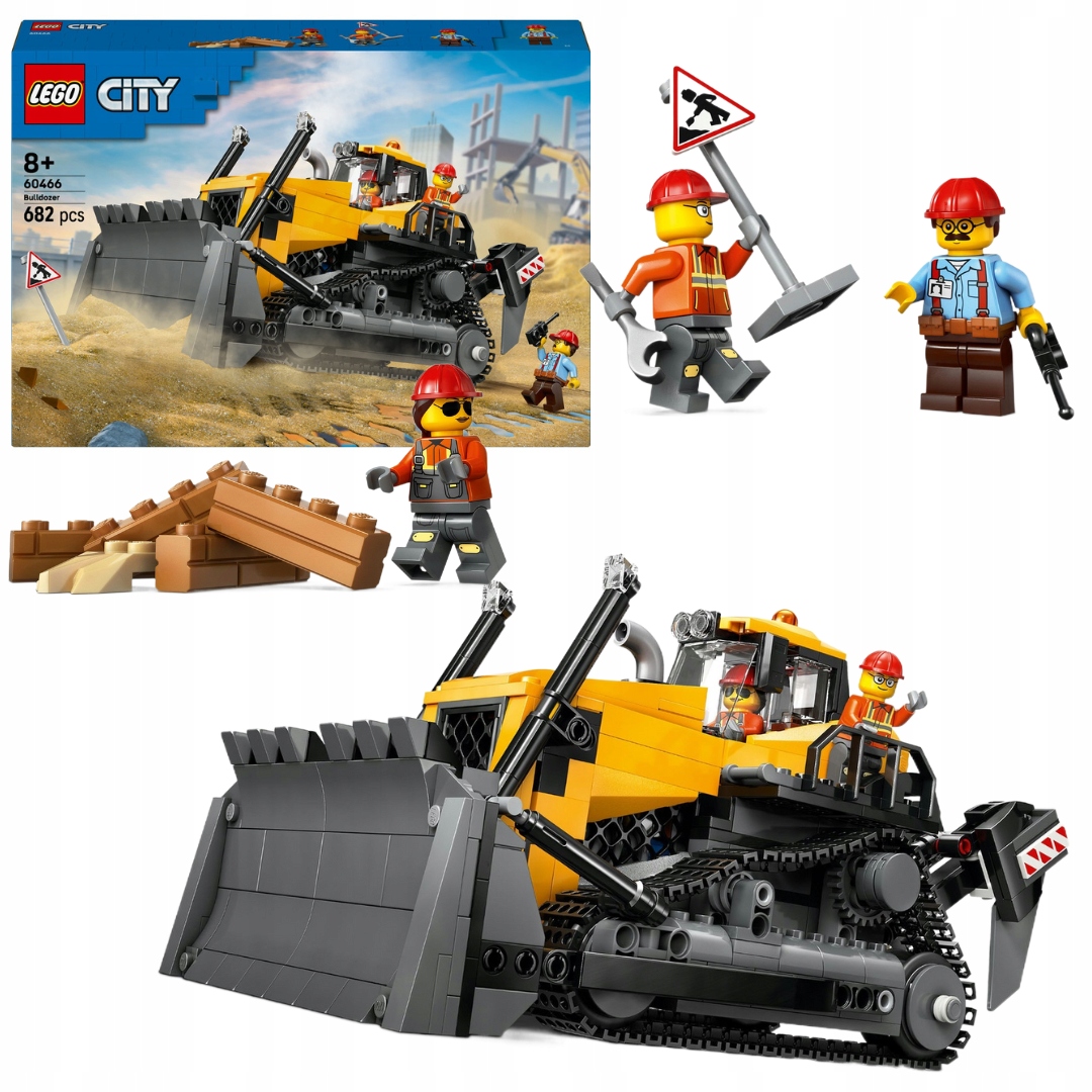 Lego City 60466 Žlutý buldozer Město Buldozer