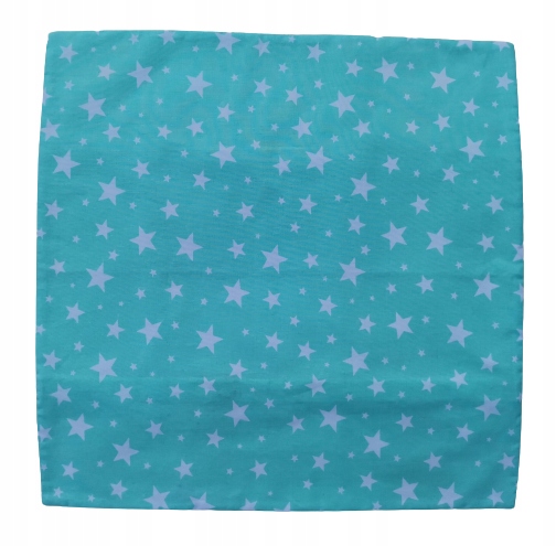 Poszewka 40x40 Bawełna D111 mięta Gwiazdy Gwiazdki Szerokość produktu 40 cm