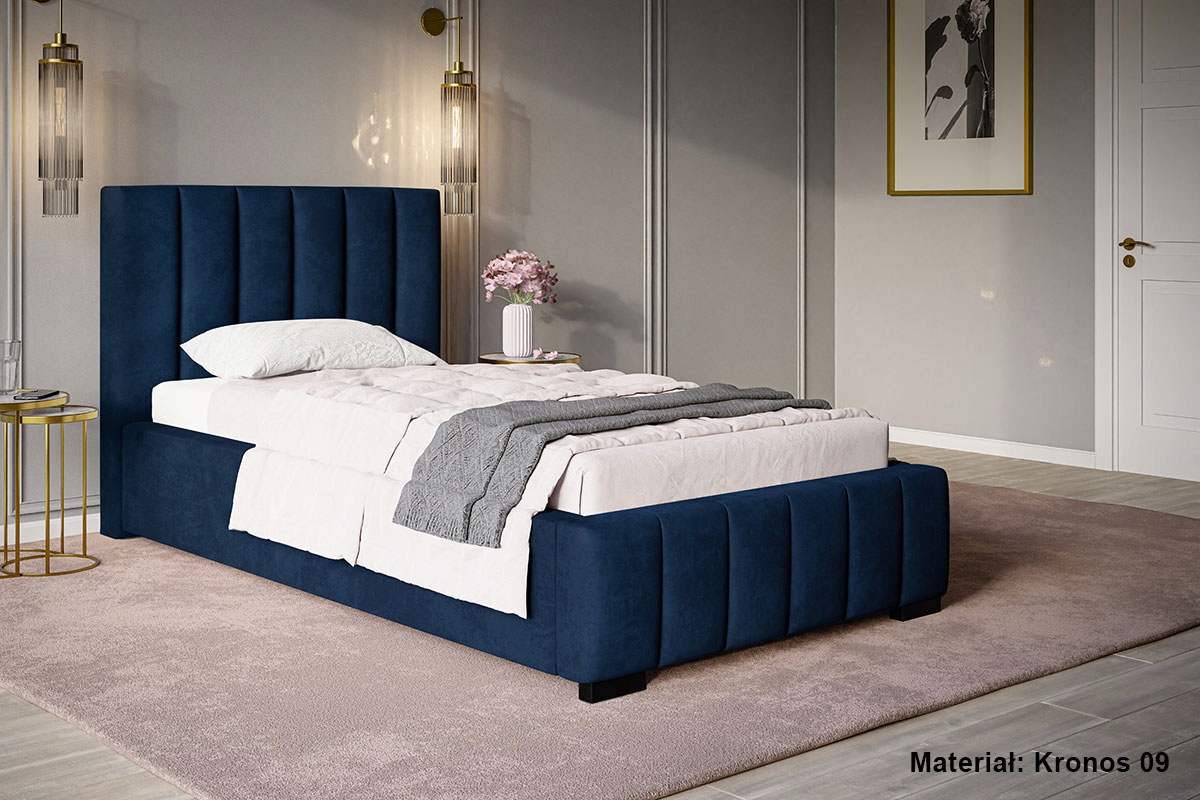 Łóżko tapicerowane LUX1 90x200 Stelaż + pojemnik Marka Goodnight