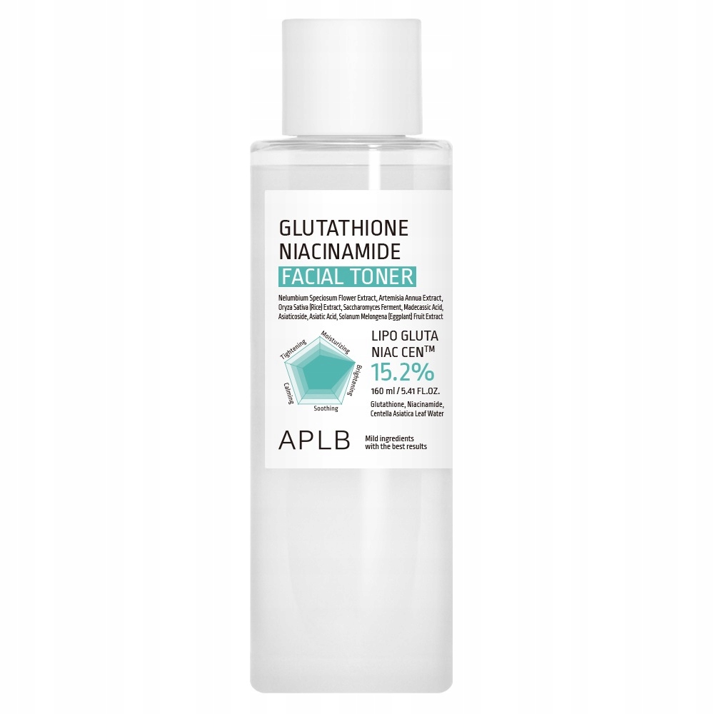 Přírodní hydratační pleťové tonikum Glutathione Niacinamide Aplb 160 Ml