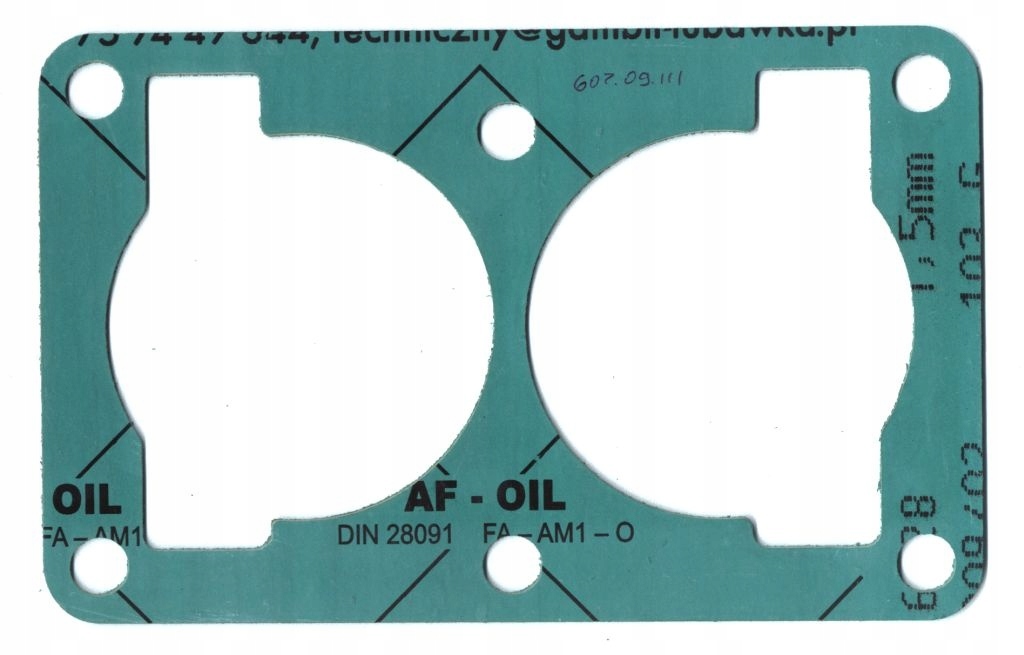 Uszczelka cylindra (P-C) sprężarki 602.09.. - F.O.S. Polmo
