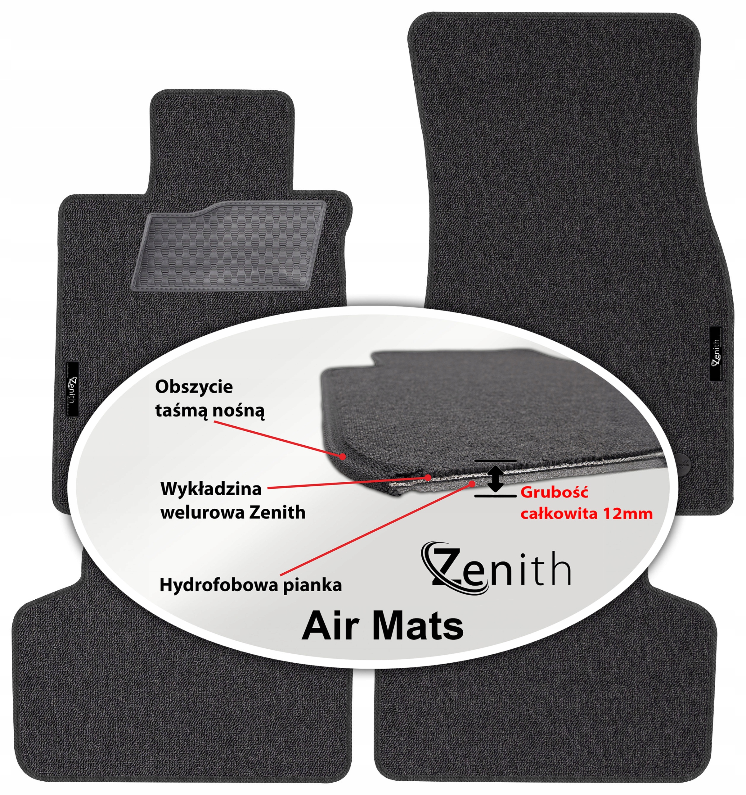 Bmw s7 G11 od roku 2015-2022. Velúrové koberčeky do auta Zenith Air Mats