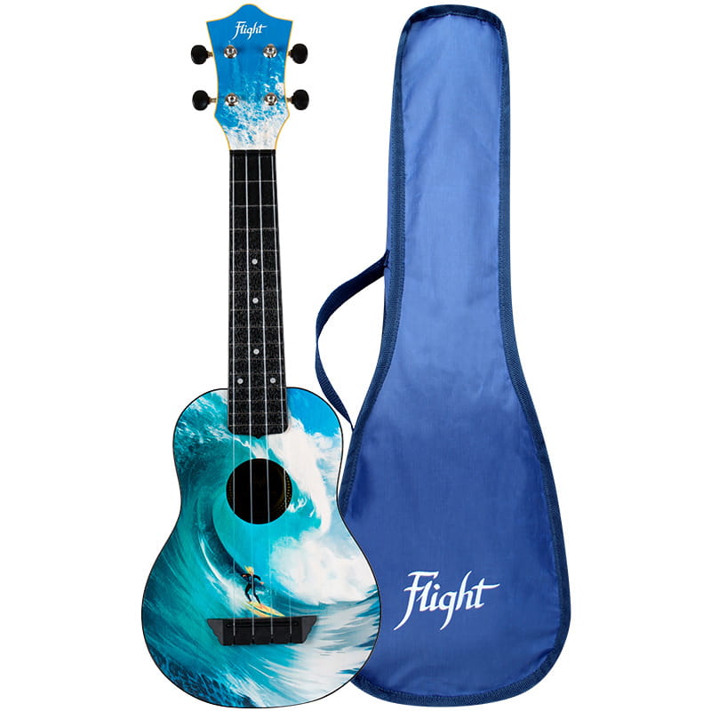 Flight TUS25 Surf Ukulele Sopranowe Pokrowiec