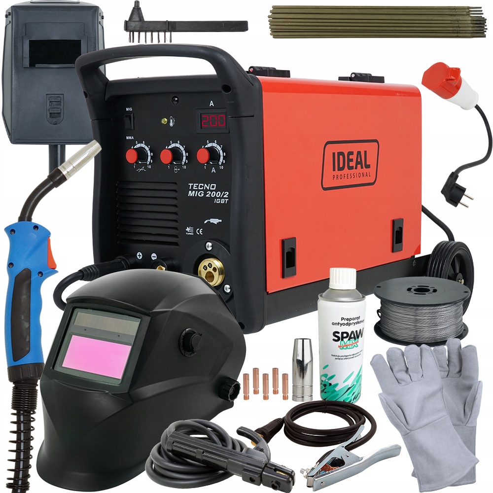 Spawarka MIGOMAT IDEAL MIG 200 MMA IGBT 200/2